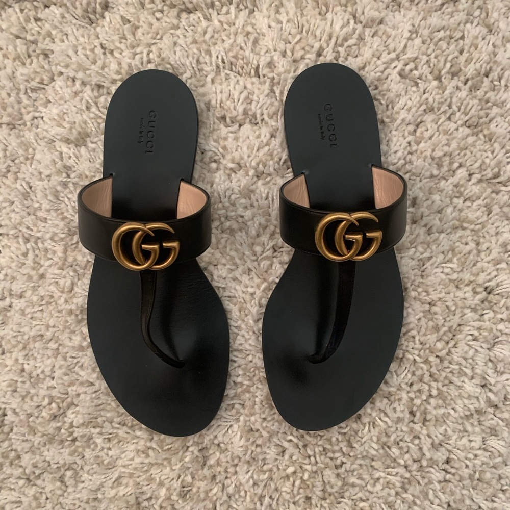 Gucci Marmont Thong Sandal